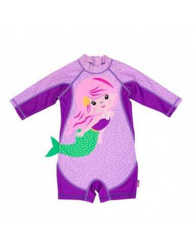Bañador Manga Larga Bebé UV Sirena de Zoocchini