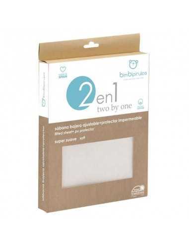 Protector de colchón impermeable 2 en 1 de Algodón | Bimbipirulos