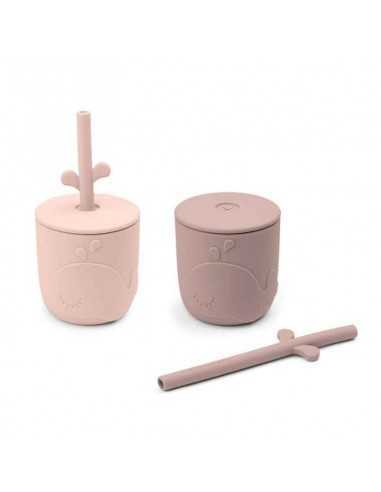 Comprar Pack Vasos con Pajita Wally la ballena |Done By Deer