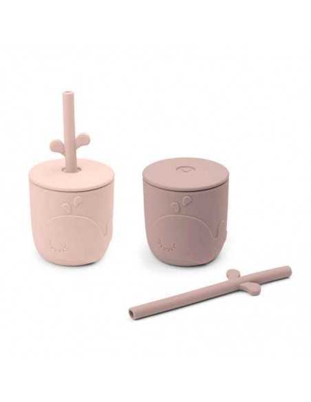 Comprar Pack Vasos con Pajita Wally la ballena |Done By Deer