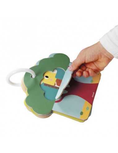 Juego sensorial con texturas de animales de la sabana