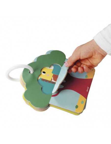 Juego sensorial con texturas de animales de la sabana