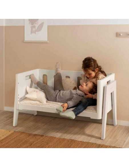 Comprar MiniCuna Colecho Lulú Blanco/madera Micuna | Tiendas Madrid