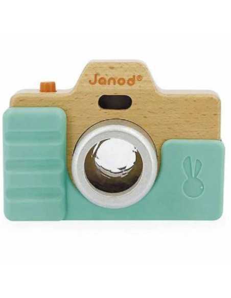 Comprar camara de Fotos Sonora Turquesa de Janod | Juguetes de Madera.