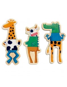 Comprar Puzzle Magnético Animales Locos de Djeco | Tiendas en Madrid 2