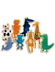 Comprar Puzzle Magnético Animales Locos de Djeco | Tiendas en Madrid