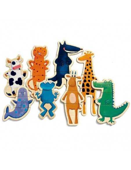 Comprar Puzzle Magnético Animales Locos de Djeco | Tiendas en Madrid