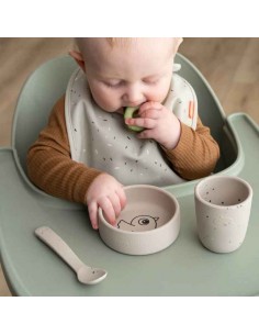 Comprar Set Primera Vajilla de silicona Birdee | Done By Deer 2