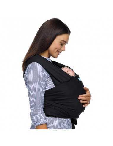 Comprar Fular Portabebés Elástico Moby Wrap Evolution Black
