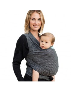 Compra Fular Portabebé Moby Wrap Flex Black | Especialistas en porteo