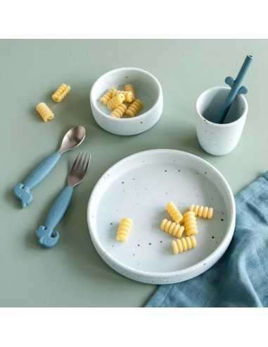 Comprar Set Mini Vajilla de silicona Sea Friends de Done By Deer