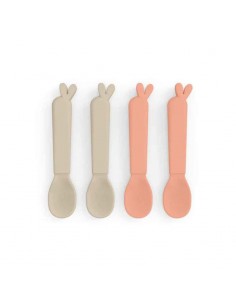 Comprar Pack de 4 Cucharas Kiddish Arena/Coral de Done by Deer |Tiendas en Madrid