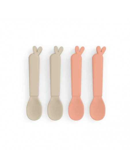 Comprar Pack de 4 Cucharas Kiddish Arena/Coral de Done by Deer |Tiendas en Madrid