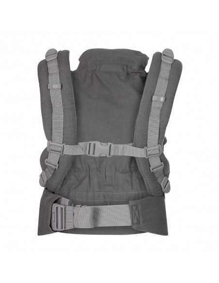 Mochila portabebés Quokkababy E Carrier: Diseño ergonómico y elegante en Light Grey