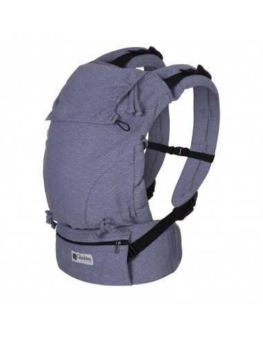 Mochila Ergonómica Quokkababy E-Carrier Blue Waves | Comodidad y Adaptabilidad
