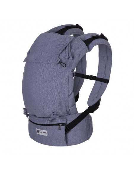 Mochila Ergonómica Quokkababy E-Carrier Blue Waves | Comodidad y Adaptabilidad