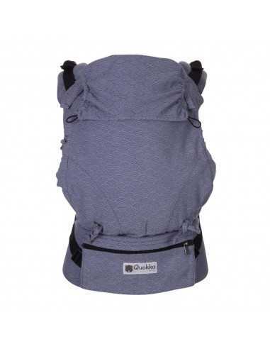 Mochila Ergonómica Quokkababy E-Carrier Blue Waves | Comodidad y Adaptabilidad