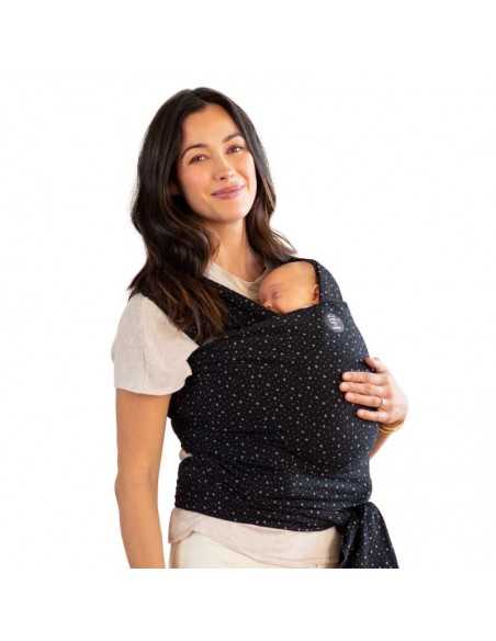 Comprar Fular Portabebés Elástico Moby Wrap Terrazo Black |Envío 24h