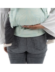 Comprar mochila portabebés Fidella Fusion 2.0 Dancing Leaves - Lag. Blue 2