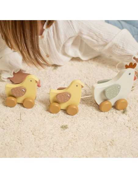 Comprar Juego de Arrastre Pollitos Pequeña Granja de Little Dutch |Tiendas en Madrid