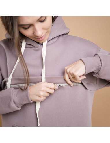 Sudadera de Maternidad y Lactancia Love and Carry - Cappuccino