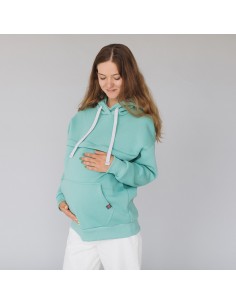 Sudadera de Maternidad y Lactancia Love and Carry - Nephrite 2