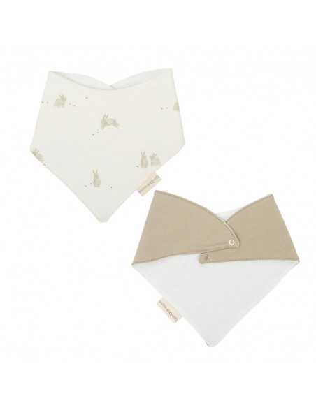 Pack 2 Baberos Bandana Bunny de Bimbidreams