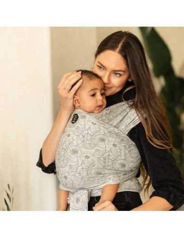 Comprar Fular Portabebés Elástico Moby Wrap Seaside Poppies |Envío 24h