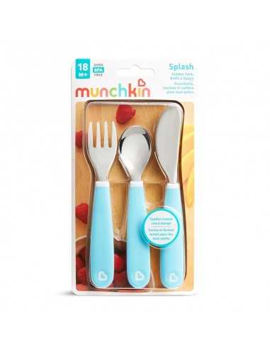 Pack cuchara y tenedor de acero Raise de Munchkin Color Aleatorio Pack cuchara y tenedor de acero Raise de Munchkin Color Aleatorio