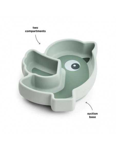 Comprar plato Silicona Con Ventosa Done By Deer | Alimentación Bebé