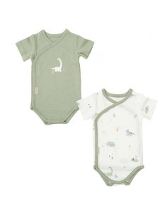 Comprar Pack 2 body Manga corta para bebés Bimbidreams Trex|Envío 24