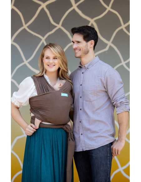 Comprar Fular Portabebés Elástico Moby Wrap Classic Cocoa |Envío 24h