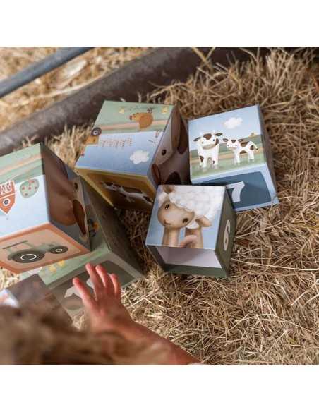 Bloques Apilables Pequeña Granja de Little Dutch | Juguetes Apilables para Niños
