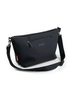 Bolso con adaptadores para cochecito en negro 2
