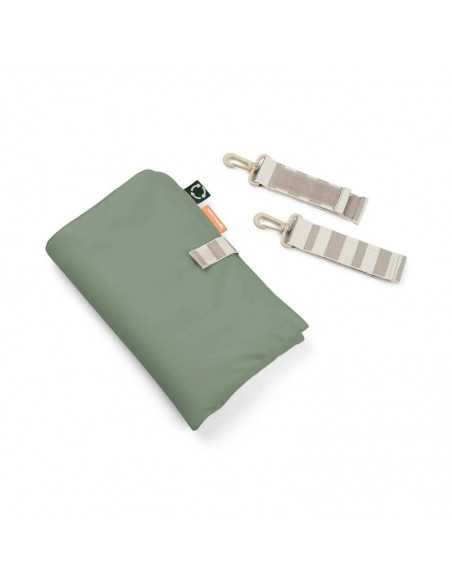 Cambiador plegable en verde