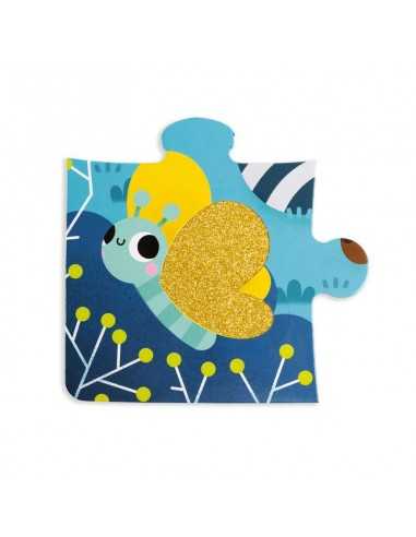 Puzzle táctil Los Animales del Bosque de Janod