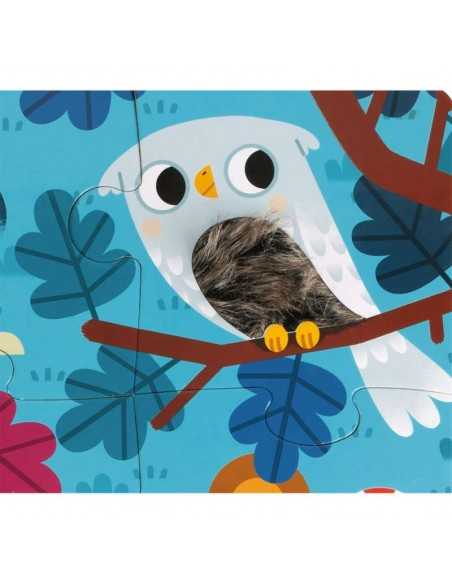 Puzzle táctil Los Animales del Bosque de Janod