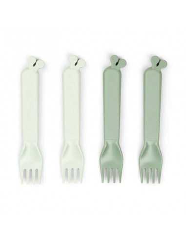 Comprar Pack de 4 tenedores Kiddish de Done by Deer |Tiendas en Madrid