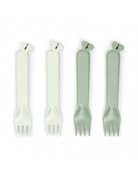 Comprar Pack de 4 tenedores Kiddish de Done by Deer |Tiendas en Madrid