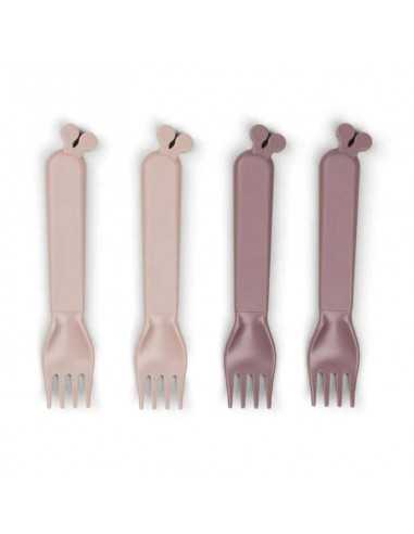 Comprar Pack de 4 tenedores Kiddish de Done by Deer |Tiendas en Madrid