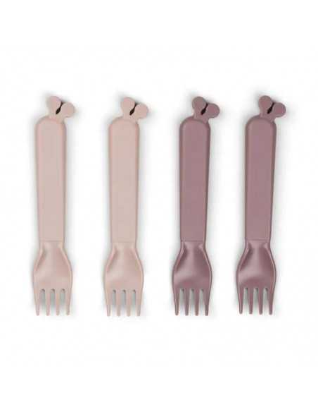 Comprar Pack de 4 tenedores Kiddish de Done by Deer |Tiendas en Madrid