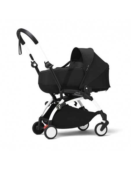 Bassinet capazo Cochecito YOYO 3 chasis blanco negro