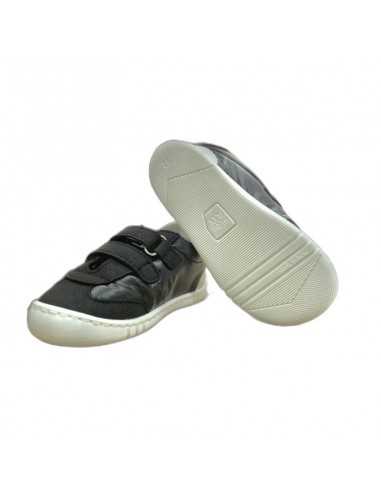 Imagen suela Deportivas Calzado Respetuoso Nylon Negro y Blanco Piruflex