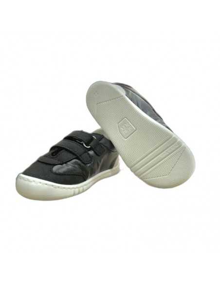 Imagen suela Deportivas Calzado Respetuoso Nylon Negro y Blanco Piruflex