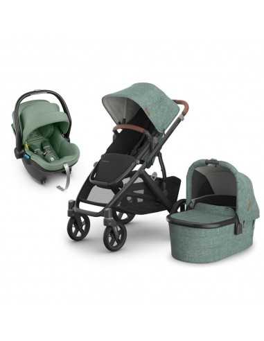 Trío Uppababy Vista V3 + Grupo 0 Mesa i-Size Color Gwen