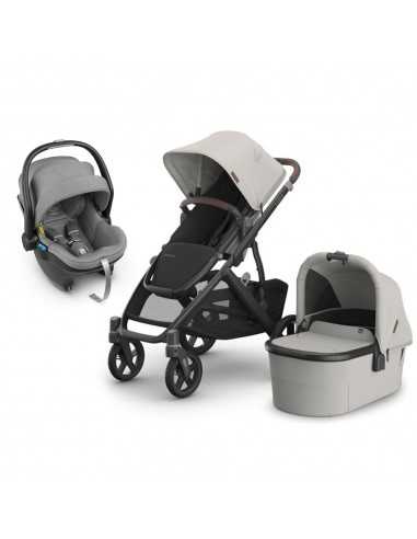 Trío Uppababy Vista V3 + Grupo 0 Mesa i-Size Color Savannah