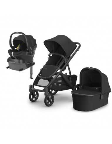 Trío Uppababy Vista V3 + Grupo 0 Mesa i-Size + Base ISOfix color Jake