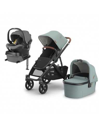 Trío Uppababy Vista V3 + Grupo 0 Mesa i-Size + Base ISOfix color Kenzi