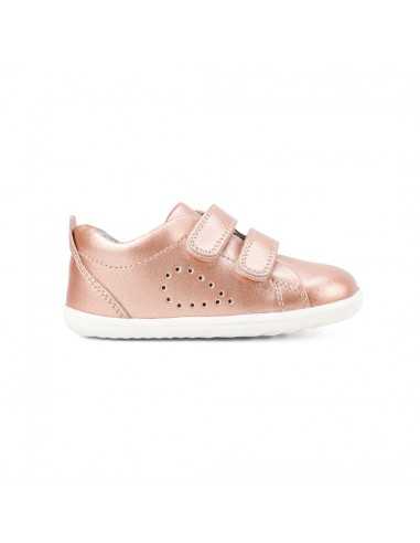 Zapato Step Up Grass Court Rose Gold de Bobux