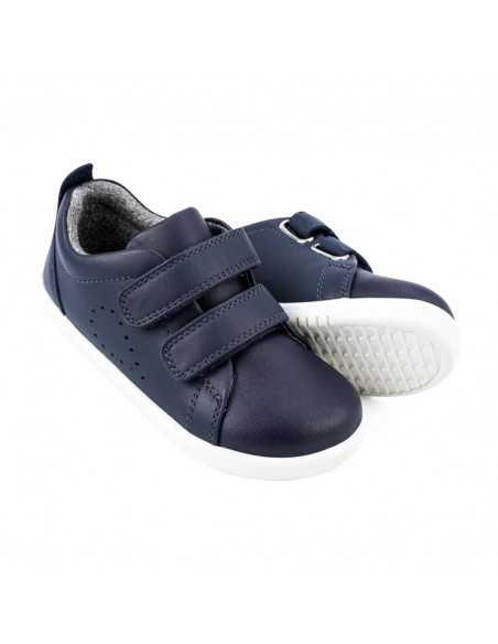 Zapatillas Grass Court Navy con Suela Moteada de Bobux - Comodidad y Estilo para Niños Activos